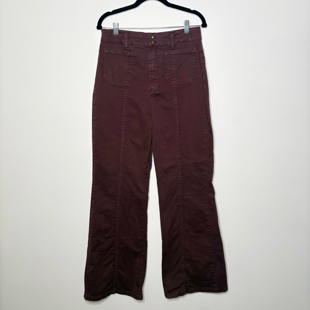 Marine Layer Brown Boot Cut Pants - Picture 2 of 7